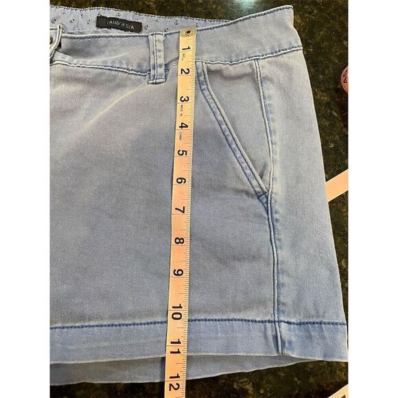 Land N Sea Women's Light Wash Denim Jean Shorts Size 6 Casual Summer - Picture 8 of 11